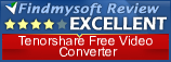 Tenorshare Free Video Converter Editor's Review Rating